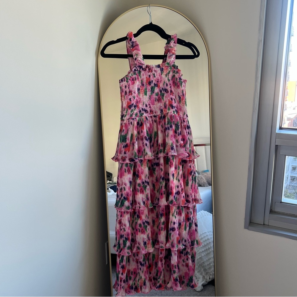 NWT tiered floral maxi dress | summer wedding guest